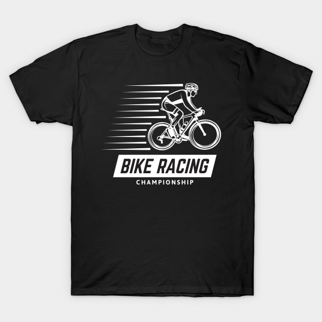 Bike Racing T-Shirt by Unestore